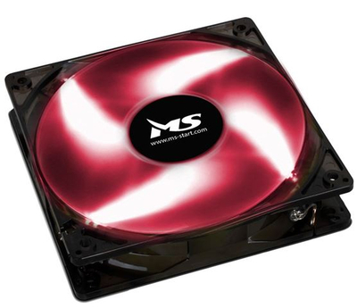 Ventilator MS FREEZE L120, i kuq