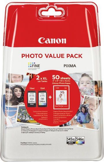 Ngjyrë për fotografi Canon PG-545 XL/CL-546 XL