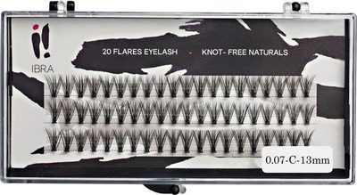 Set i qerpikëve Ibra 0,07-C-13 mm, të zinj