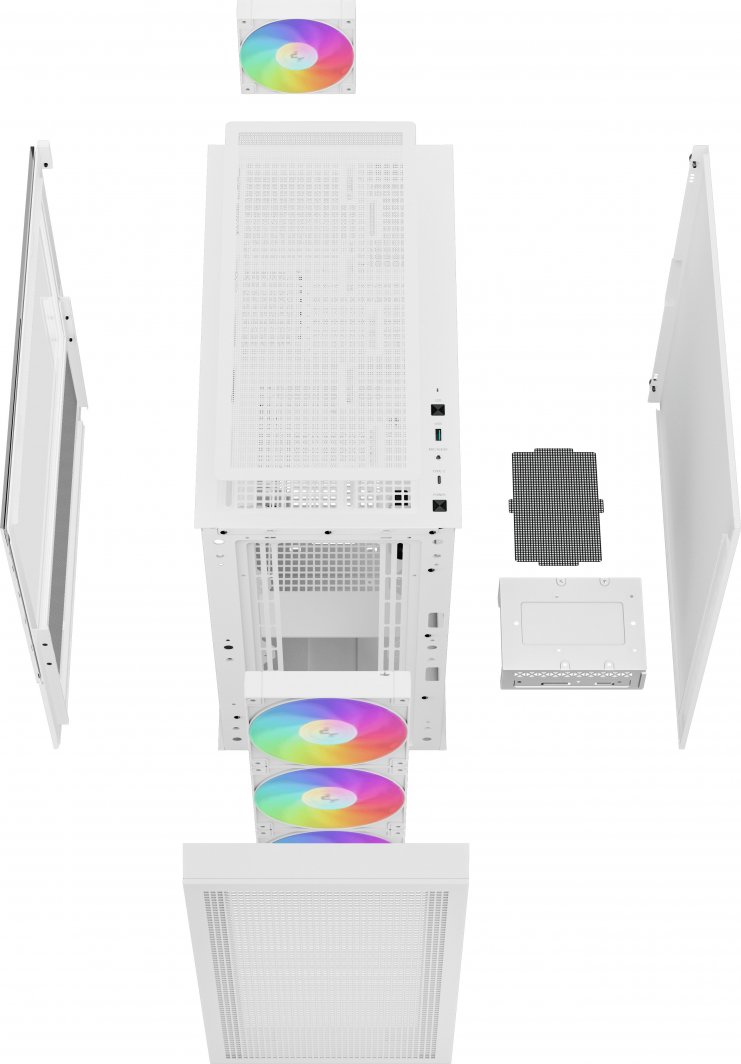 Куќиште за компјутер Deepcool CH560 ARGB, Midi Tower