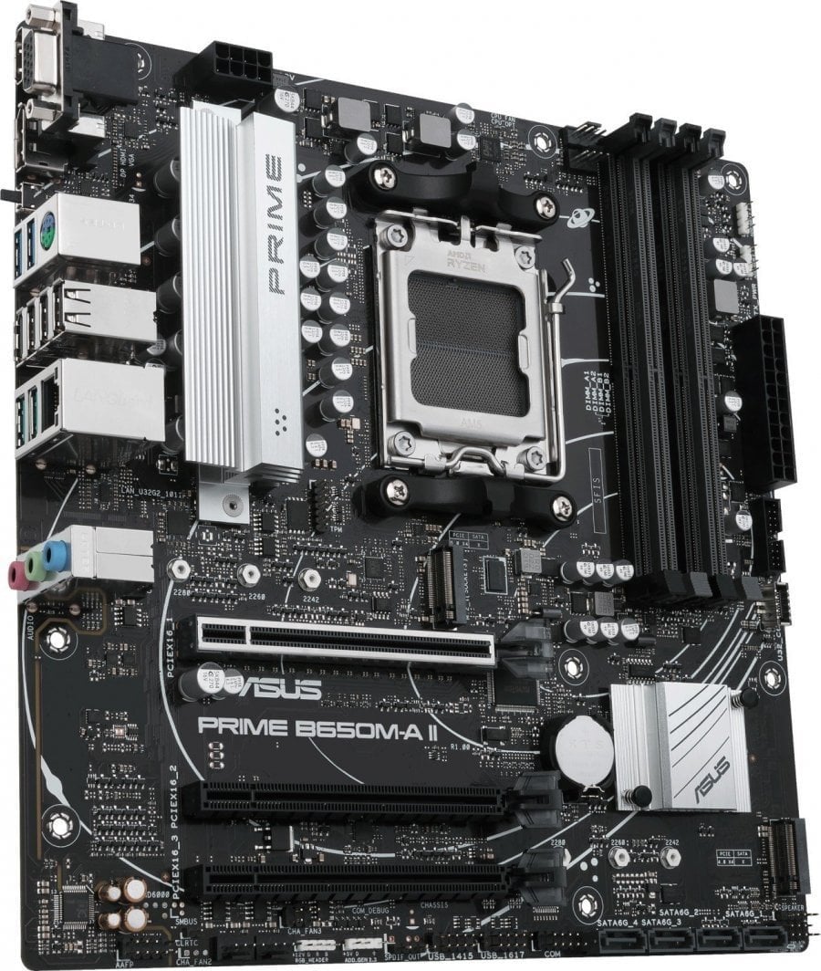 Plakë amë Asus PRIME B650M-A II-CSM, Micro ATX, DDR5, PCIe 5.0, e zezë