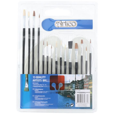 Brusha për vizatim, 15 copë