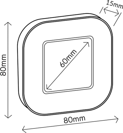 Kronometër dixhital GreenBlue, i zi