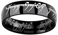 Unazë Silvego, The Lord of the Rings black, 52 mm