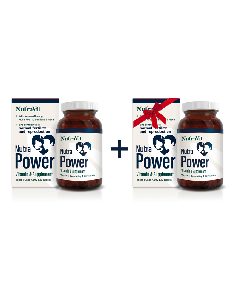 Suplemente NutraVit Nutra Power, 30 copë, 1+1 Falas