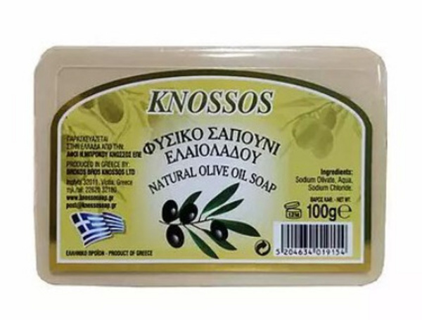Sapun Knossos Olive Natural White, 100 g