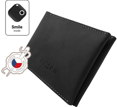 Kuletë FIXED Smile, me gjurmues inteligjent, e zezë