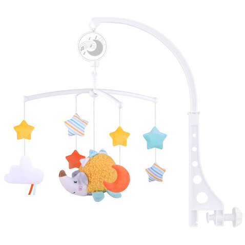 Lodër shtrati për bebe Cangaroo Dreamy, portokalltë
