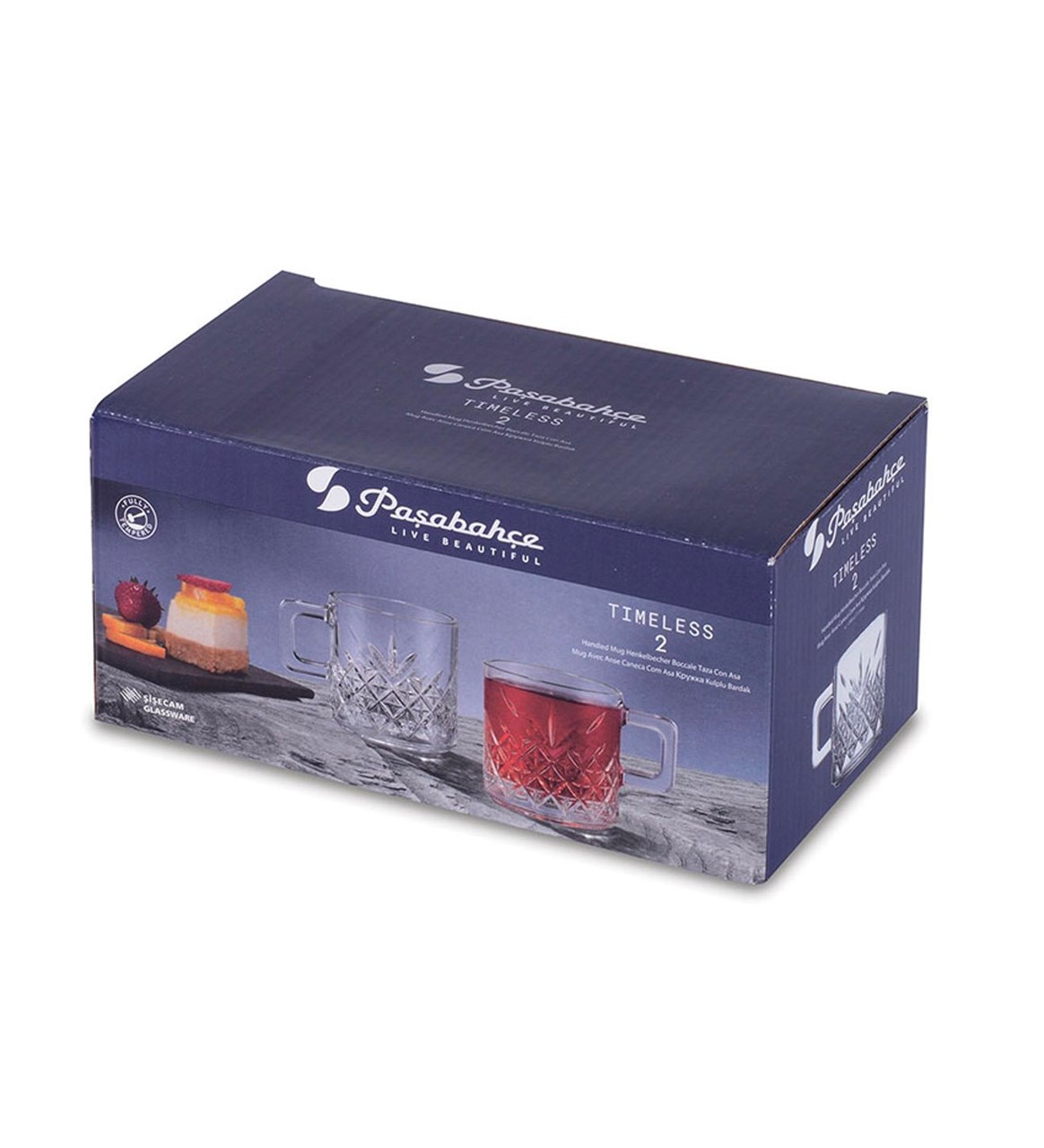 Set - Gota Paşabahçe Timeless, 2 copë, 195 ml