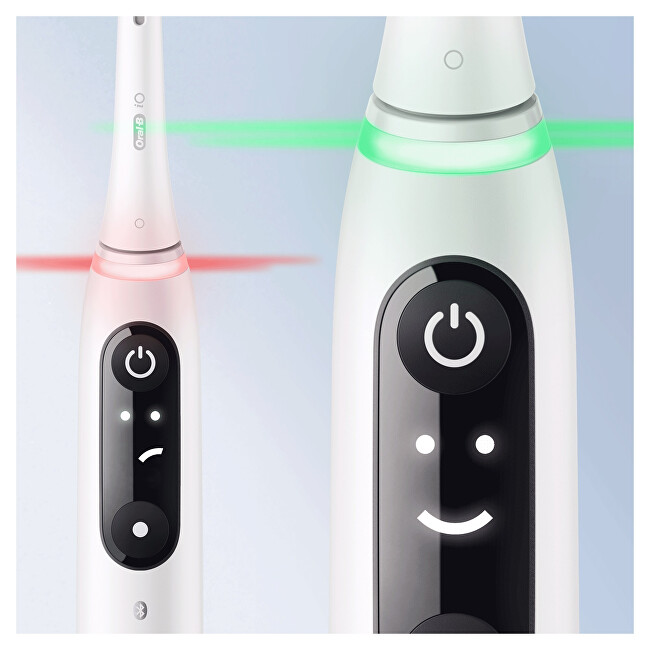 Set furça elektrike Oral B iO6 Series Duo Pack Black/Pink Sand Extra Handle, 2 copë