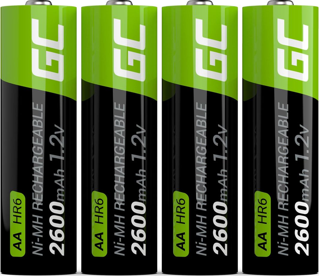 Bateri AA HR6 Green Cell, 2600mAh, 4 copë
