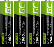Bateri AA HR6 Green Cell, 2600mAh, 4 copë