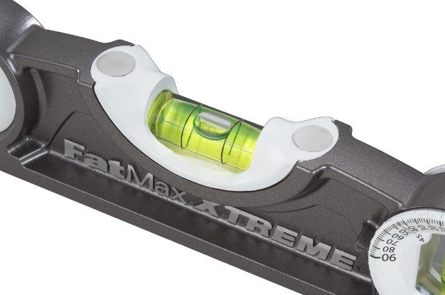Nivelizues Stanley FatMax Xtreme Torpedo, 25 cm, 3 nivele, i hirtë