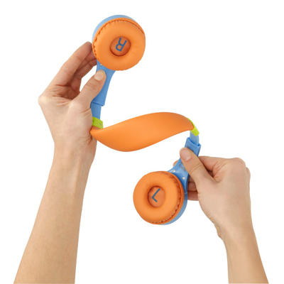 Kufje për fëmijë Hama "Kids Guard" fleksibel, 3.5mm, kaltër/portokalli