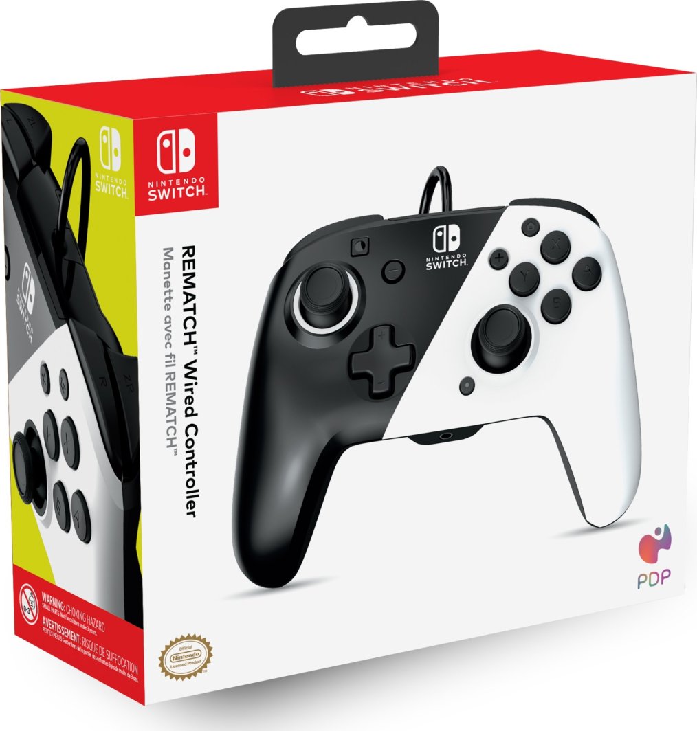 Kontroller PDP Nintendo Switch, me kabllo, shumëngjyrësh