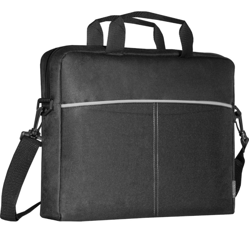 Çantë për laptop Defender Lite, 15.6", e zezë / e hirtë