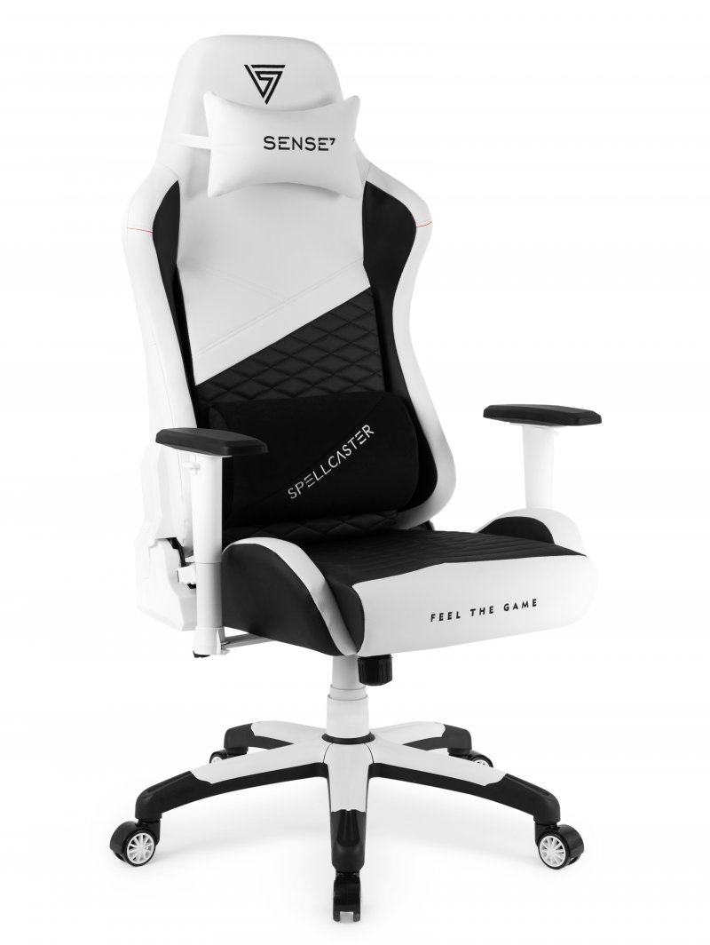 Стол SENSE7 Spellcaster Senshi Edition, XL, бела боја