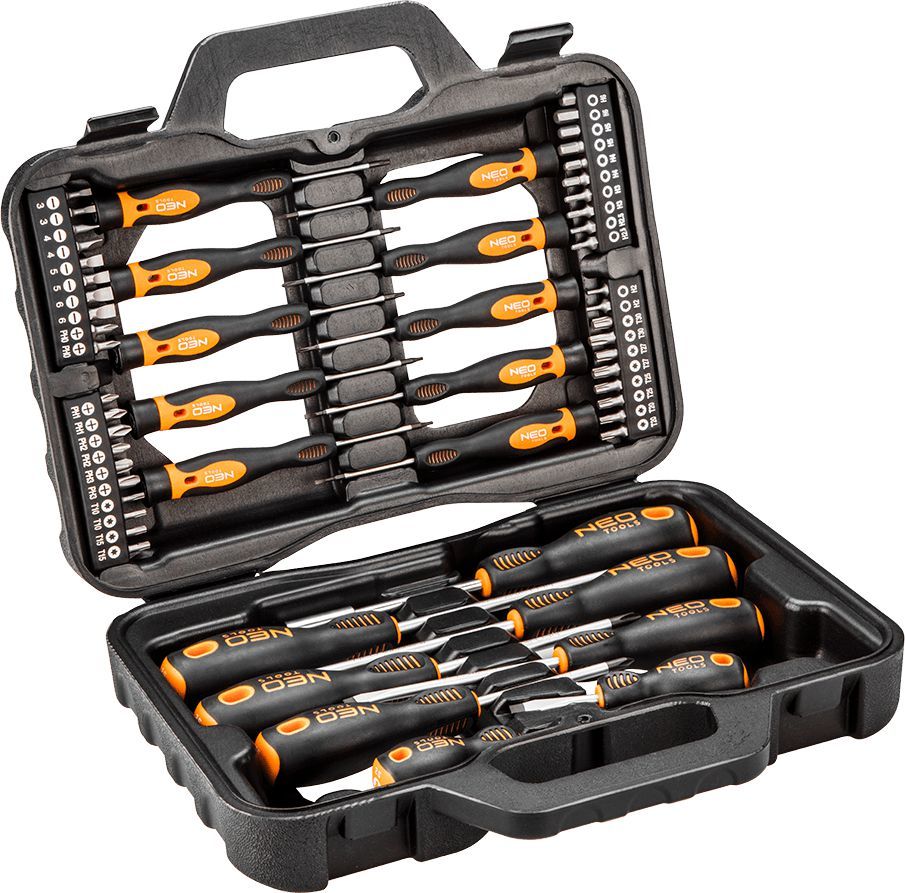 Set kaçavida dhe maja të kaçavidave NEO TOOLS 04-211, 58 pjesë Set kaçavida dhe maja të kaçavidave NEO TOOLS 04-211, 58 pjesë