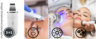 Shpatull/Lopatëz ultrasonike për fytyrë BeautyRelax Peel & Lift Premium white BR-1530
