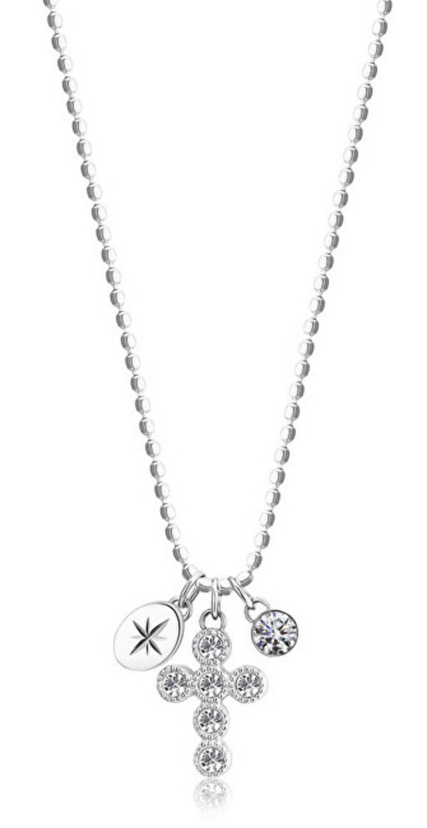 Brosway Chakra BHKN060 Женска Челична Ѓерданка со Крст Brosway Chakra BHKN060 Женска Челична Ѓерданка со Крст