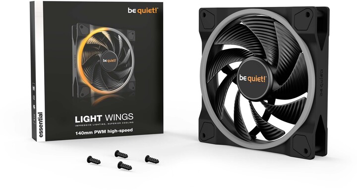 Ventilator Be quiet! LIGHT WINGS, high-speed, 140mm