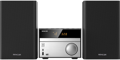 Mikrosistem zërimi Sencor SMC 4600DBR, i zi / argjendtë