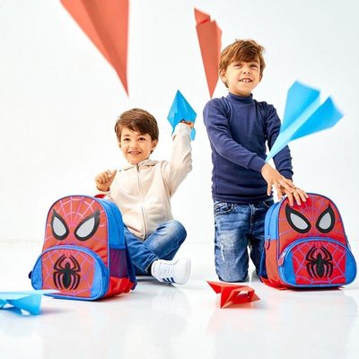 Çantë shpine për fëmijë Spider-Man, e kuqe / kaltër