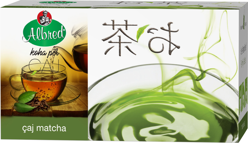 Albred Çaj matcha, 20 filterë