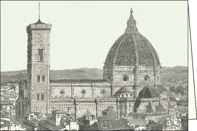 Fletore me kopertinë Rossi Pass ITW 006 Firenze Cattedrale S.Mari, A4, e bardhë