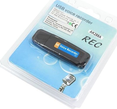 Regjistrues zëri Apte AK288A, i zi