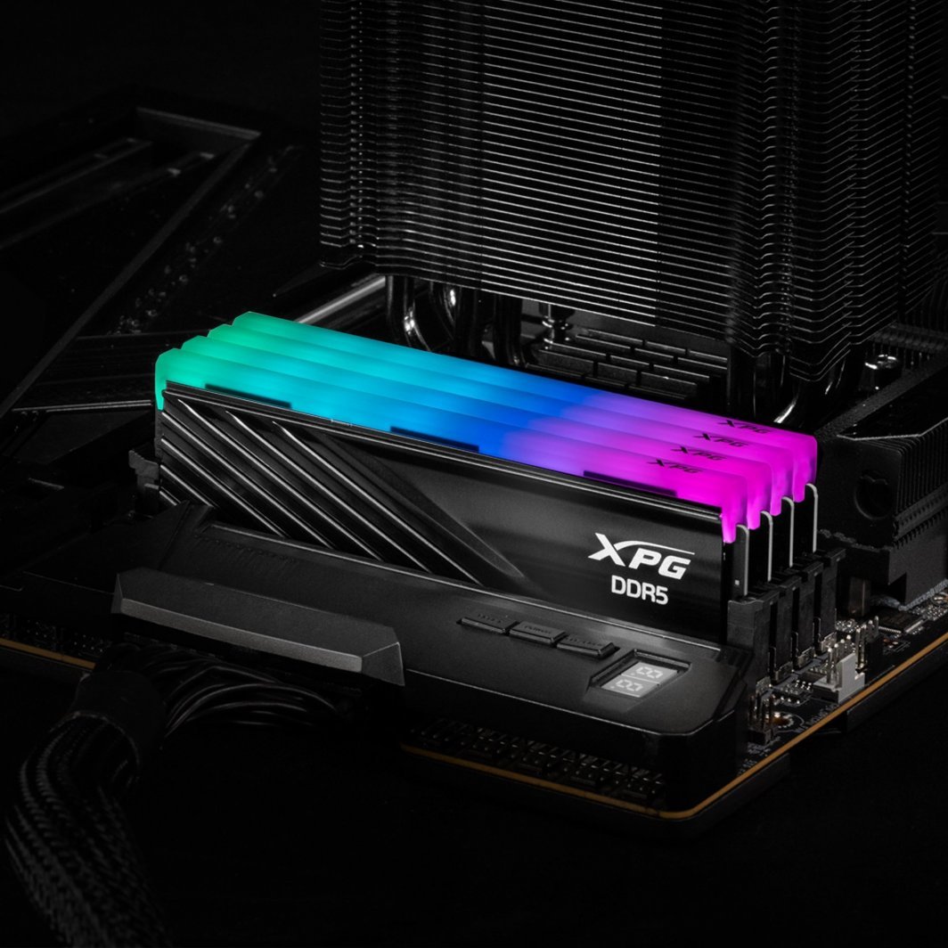 Memorie ADATA XPG Lancer Blade RGB, DDR5, 64 GB, 6000 MHz, CL30, AX5U6000C3032G-DTLABRBK