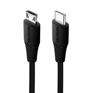 Kabllo Swissten MicroUSB / USB-C, 3A, 1.0m, e zezë