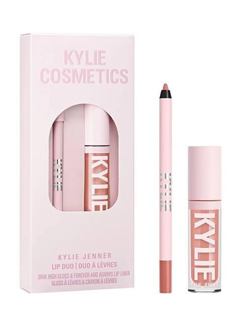 Set dhuratë Diva High Gloss & Liner Lip Duo, për buzë