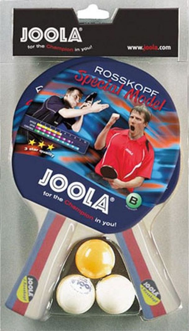 Комплет пинг-понг Joola, 2 рекети, 3 топчиња