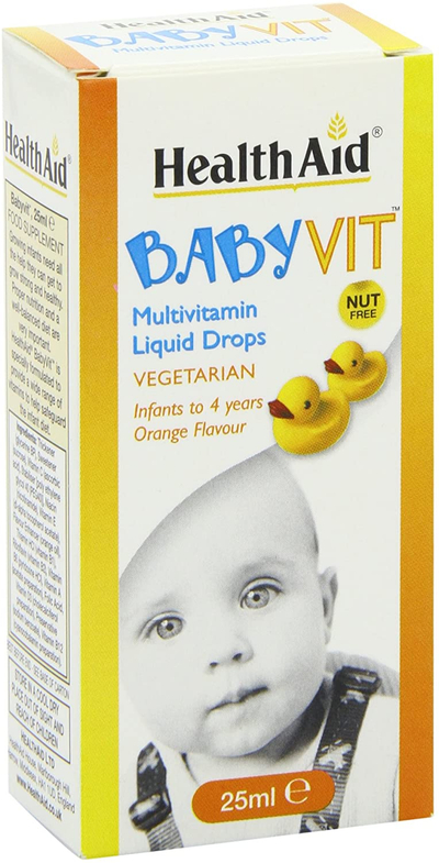 Pika Baby Vit (bebe dhe fëmijë 0-4 vjet) nga HealthAid, 25ml