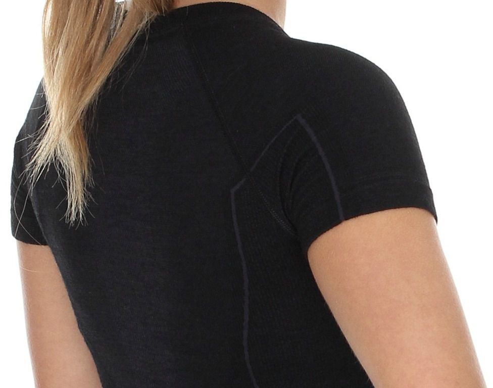 Maicë termoaktive për femra Brubeck Active SS11700, XL, e zezë