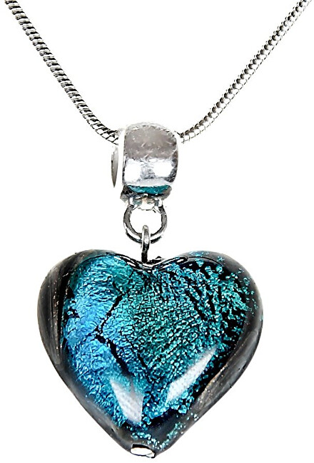 Qafore Lampglas Exceptional Turquoise Heart NLH5