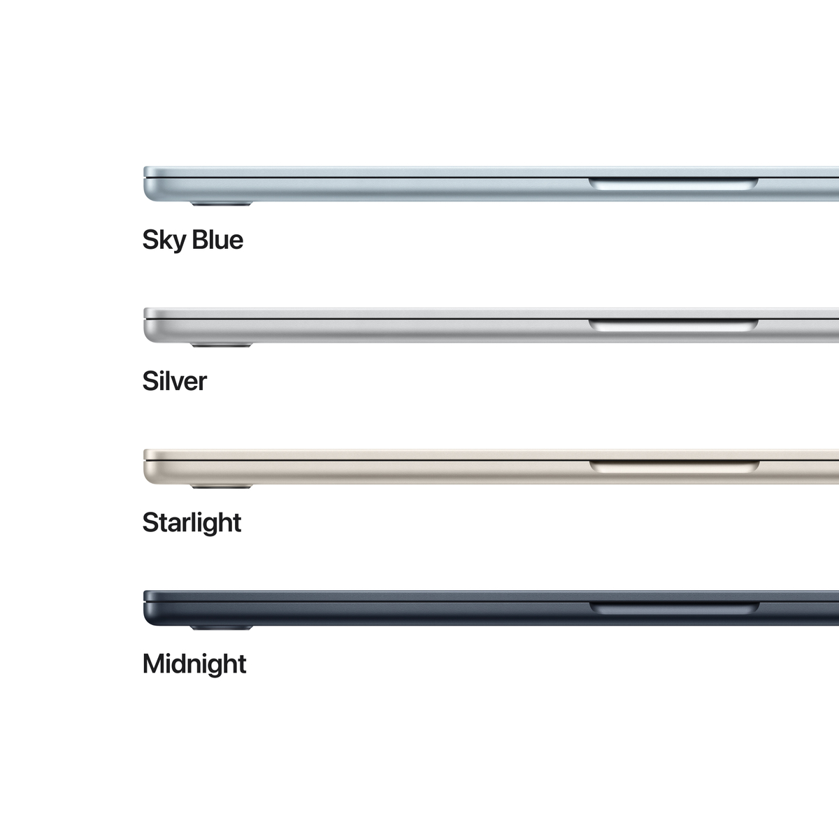 Apple MacBook Air, 15.3", M4 10-core, 16GB, 256GB SSD, 10-core GPU, Midnight