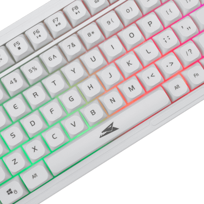 Set gaming tastierë dhe maus Baracuda, Orca BGC-012, të bardha