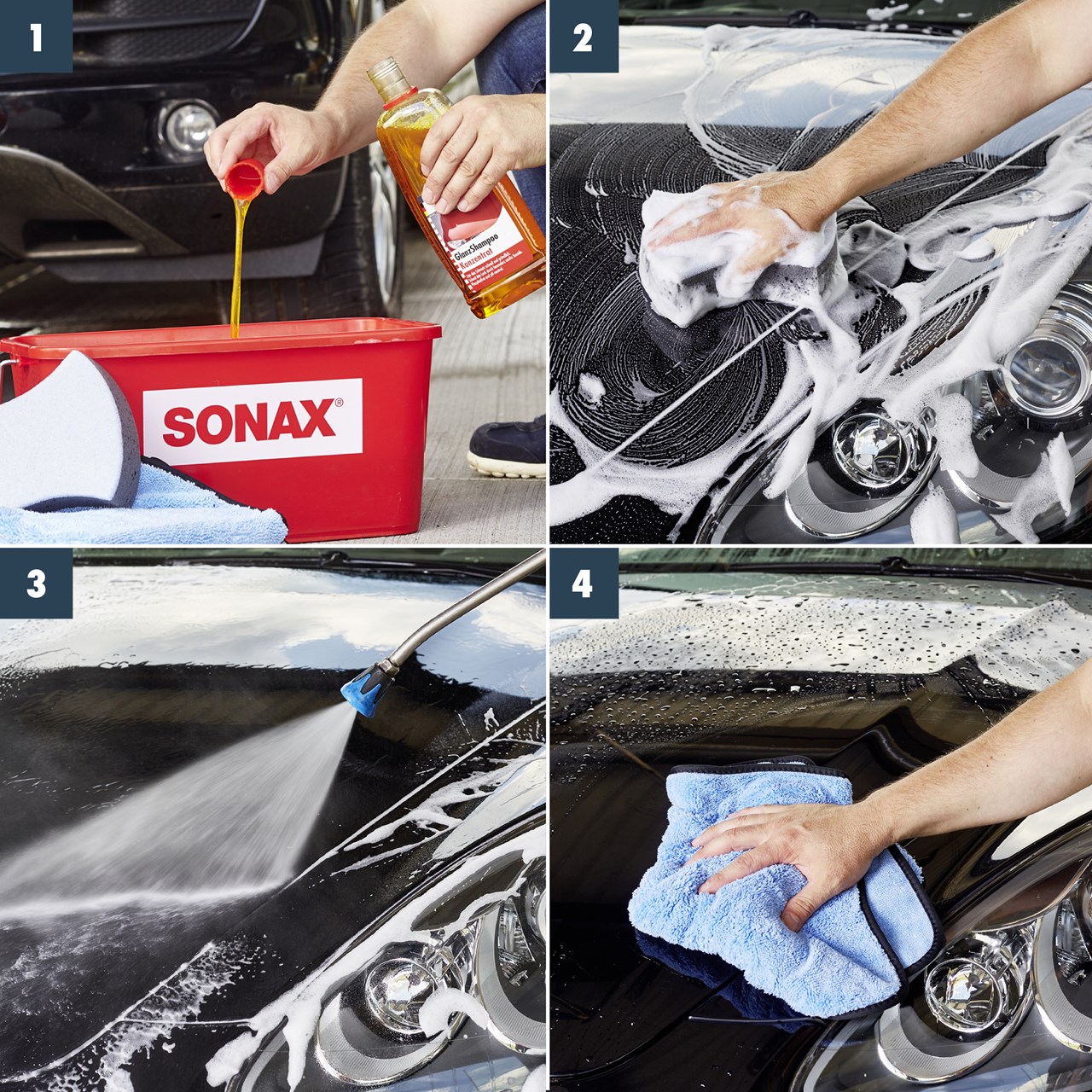 Shampon me shkëlqim për veturë Sonax, 1l