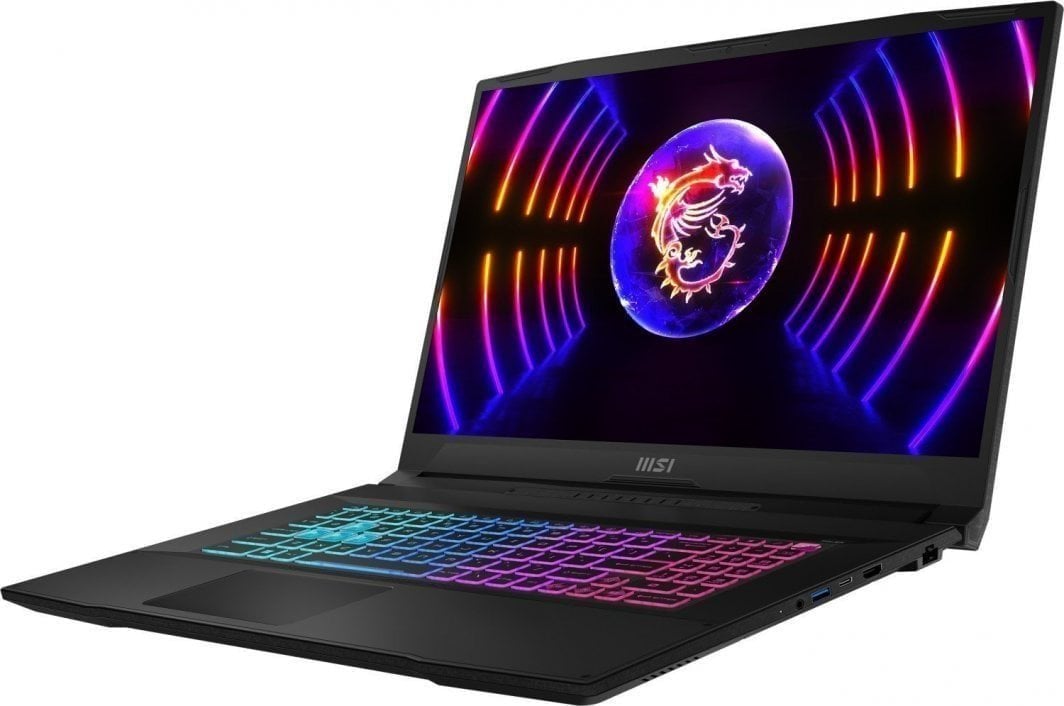 Лаптоп MSI Katana 17 B12UCRK-1055XPL, 17.3" 144 Hz, Intel Core i5 12450H, 16 GB RAM, 512 GB SSD, NVIDIA GeForce RTX 3050