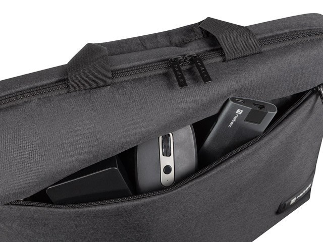 Çantë dore për laptop Natec BEIRA, 15.6", e zezë