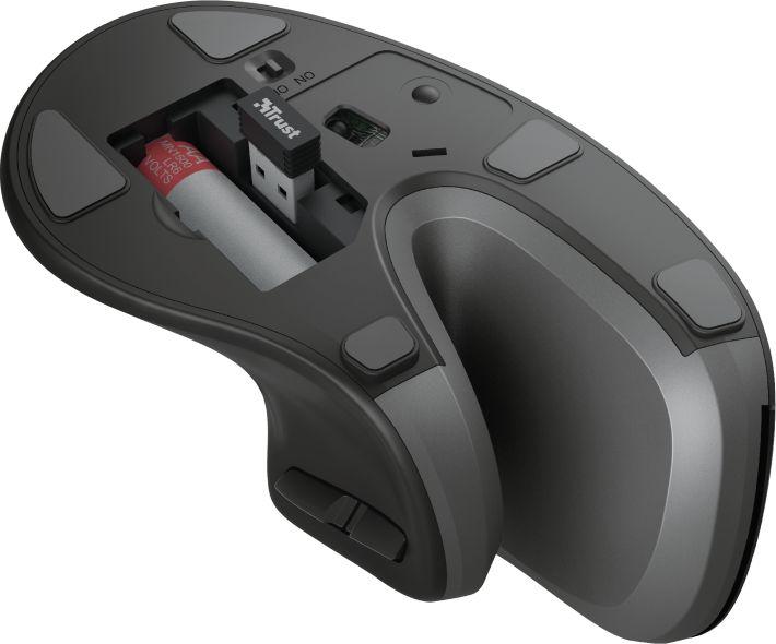 Глувче Trust Verro Ergonomic, црн