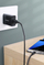 Kabëll Ugreen USB 3.0, USB Type C 2M 3A (20884), e zezë