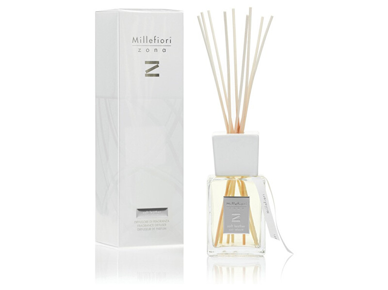 Shpërndarës arome Millefiori Milano Zona Soft Leather, 500 ml Shpërndarës arome Millefiori Milano Zona Soft Leather, 500 ml