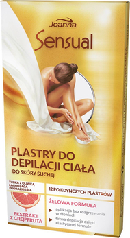 Depiluese për trup Joanna Sensual, 12 copë