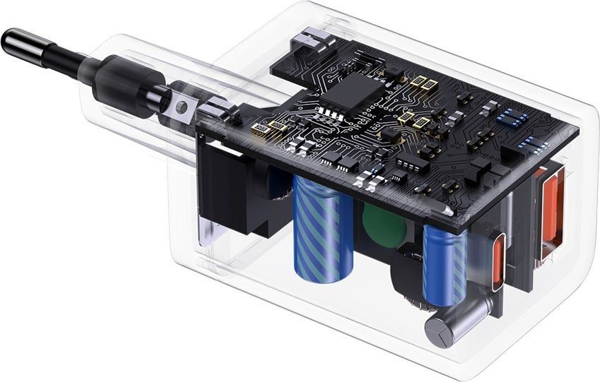 Karikues Baseus Super Si Pro, 1 x USB A 1 x USB C, i zi