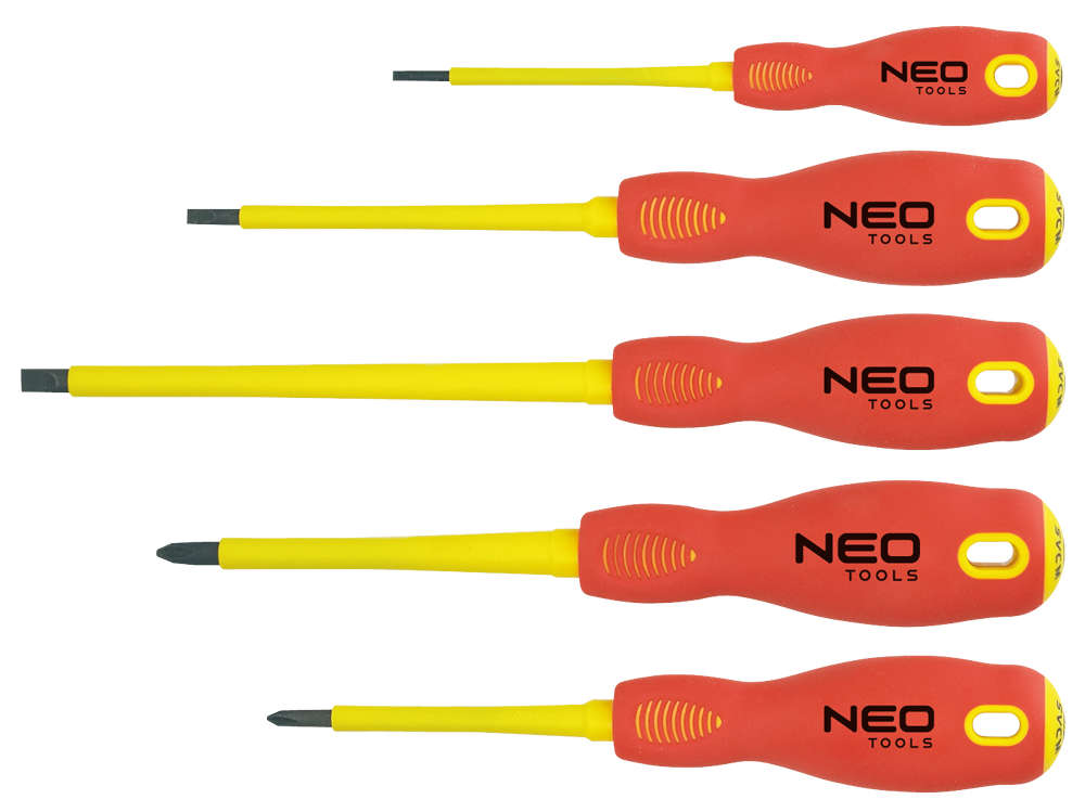 NEO TOOLS Сет на Шрафцигери, 5 Парчиња