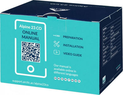 Ftohës për procesor Arctic Alpine 23 CO, i zi