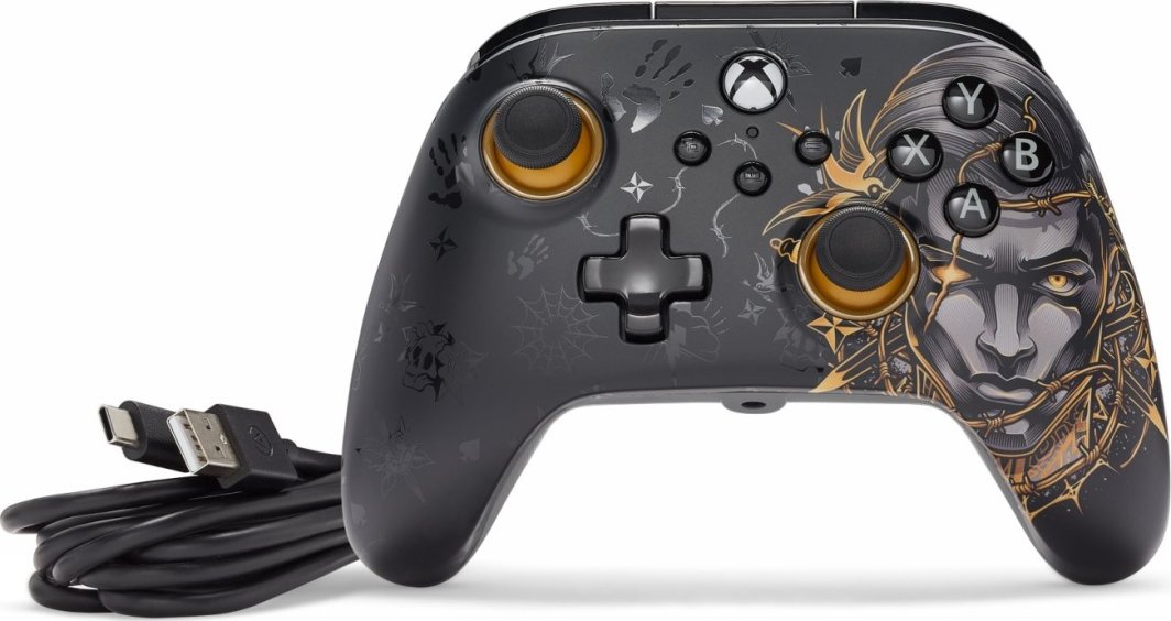 Kontroller PowerA XS Advantage Fortnite Midas, me kabllo, i zi